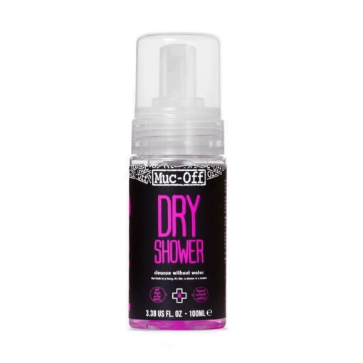 Muc-Off Off Dry Shower - Droge Douche - 100ml -Fiets Verkoop 118 ANTIBACTERIAL DRY SHOWER GREY 2021 1200x1200